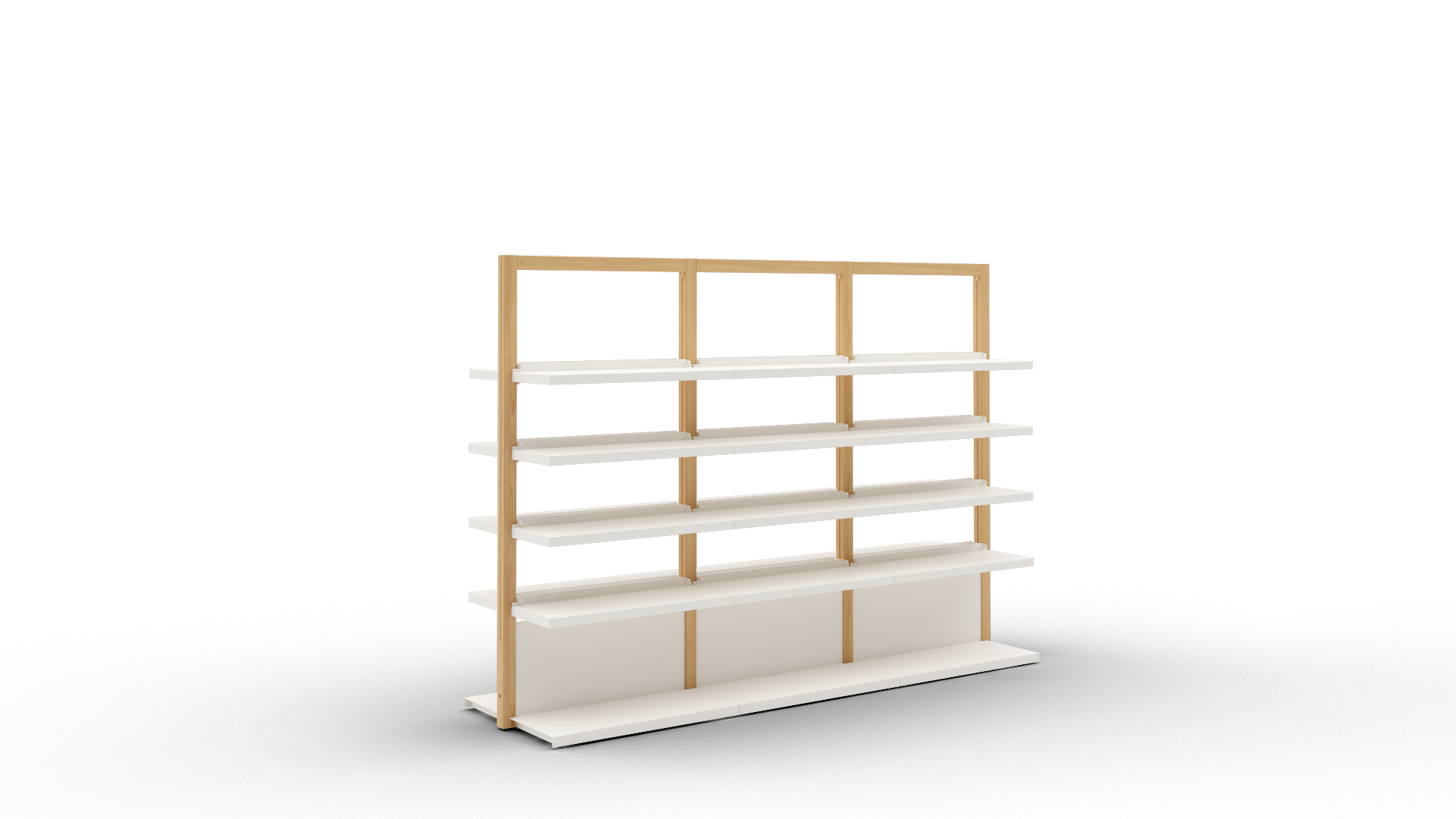 Boline pharmacie gondole étagères 1516 triple