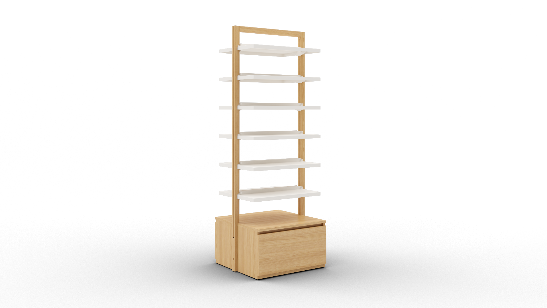 Boline pharmacie gondole étagère 2066 avec caisson