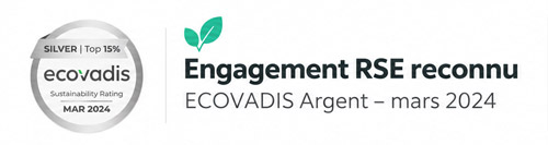 Médaille d'argent EcoVadis 2024